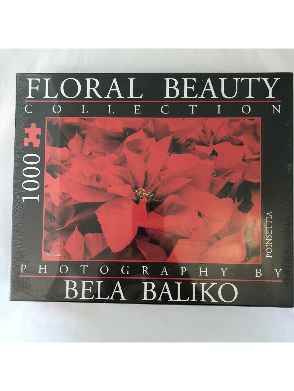 Bela Baliko Floral Beauty Poinsettia 1000 Pc Puzzle Christmas Classic New Sealed